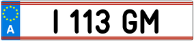 Truck License Plate